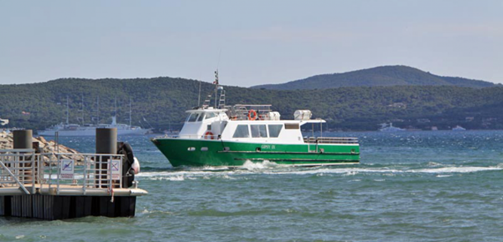 With the Bateau Vert to Saint Tropez