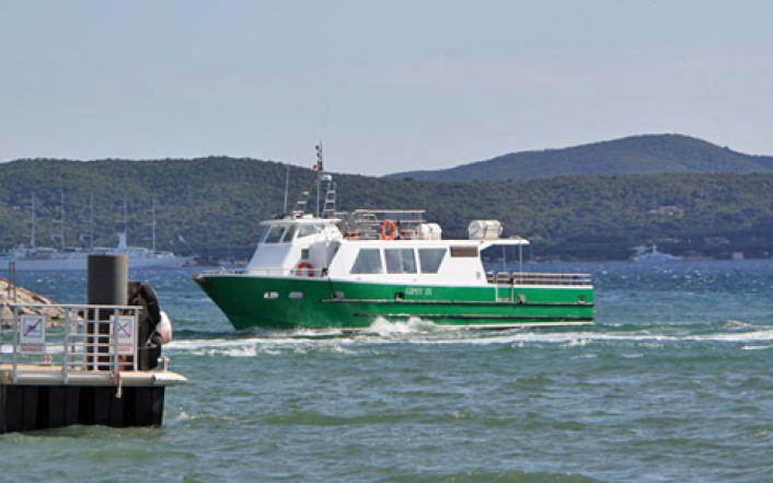 With the Bateau Vert to Saint Tropez