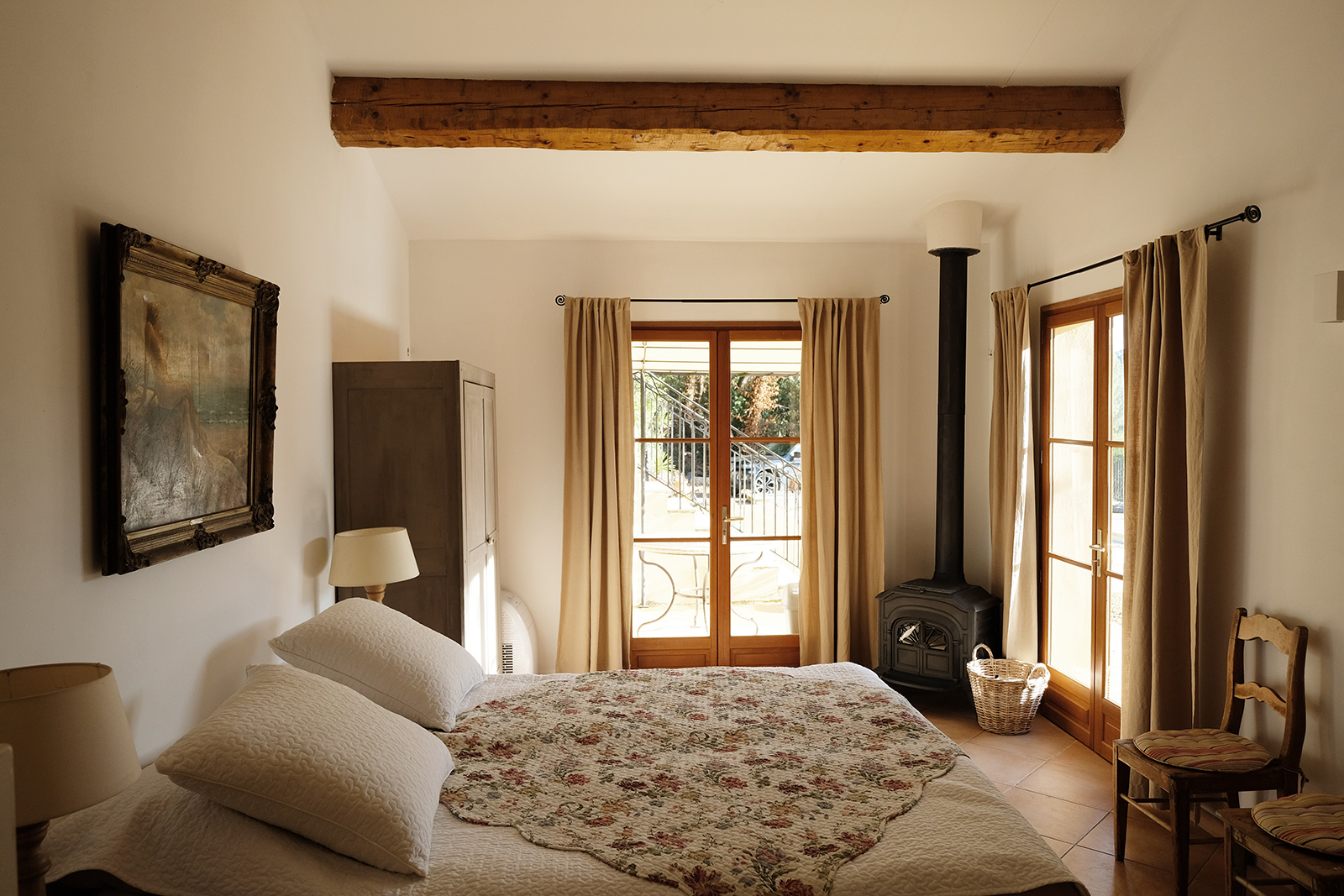 Poolside bedroom ground floor