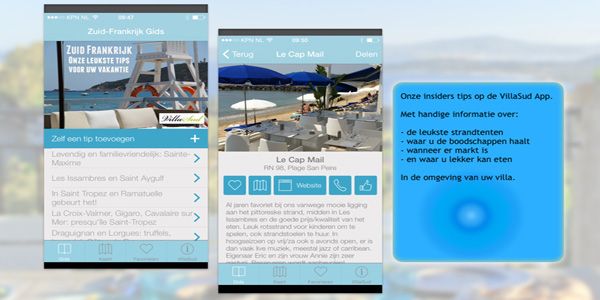 Download now the new mobile South France app from VillaSud!